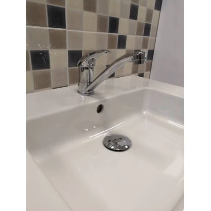 RAV Slezák SA015.0 - Tvättställsblandare SAZAVA 11,8 cm polerad krom