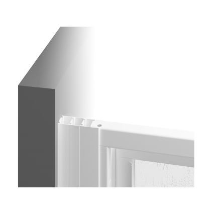 Ravak 00VG01R211 - SUPERNOVA tredelade duschdörrar 120x198 cm vit