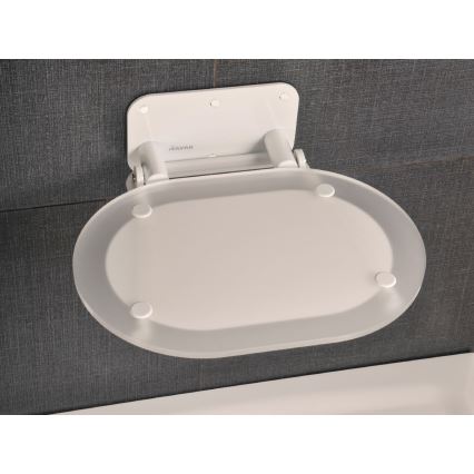 Ravak B8F0000028 - Vikbar duschsits OVO vit