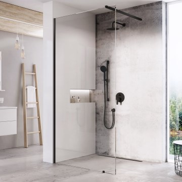 Ravak GW9WA030SZ1 - Walk-in-dusch 100x200 cm svart