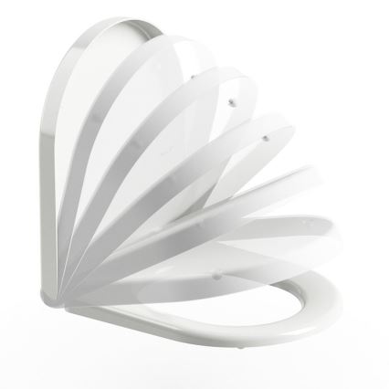 Ravak X01549 - Toalettsits SoftClose UNI CHROME vit