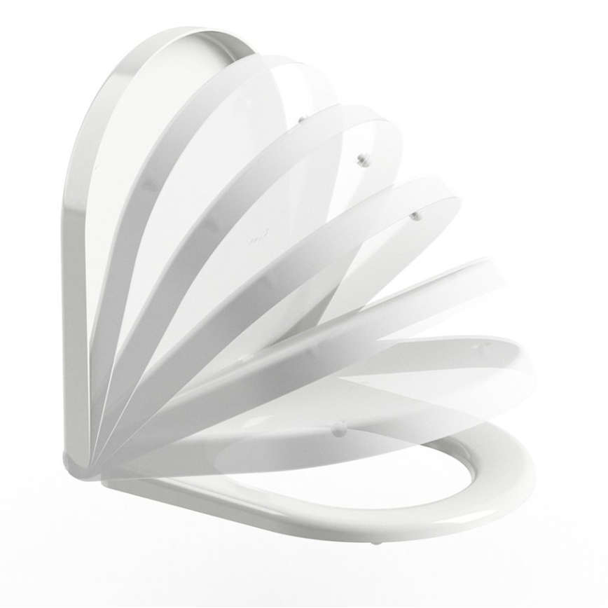 Ravak X01549 - Toalettsits SoftClose UNI CHROME vit