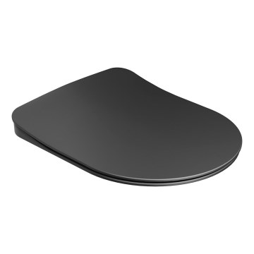 Ravak X01795 - Toalettsits SoftClose CHROME svart