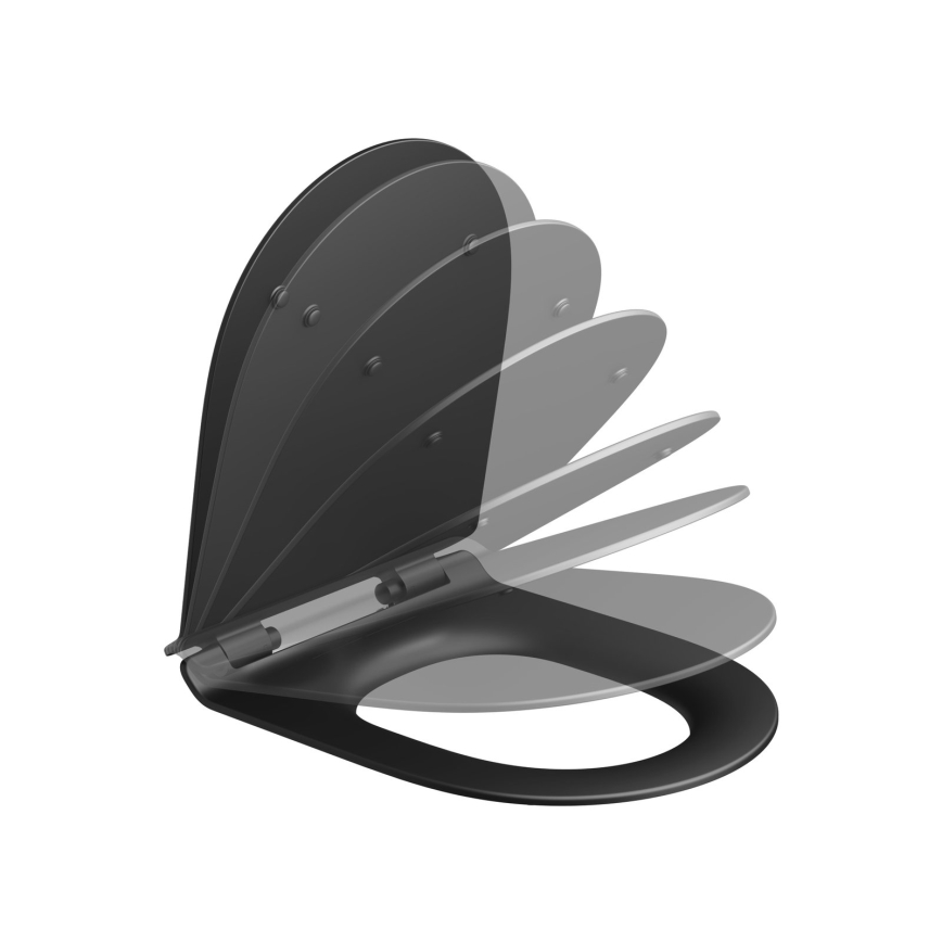 Ravak X01862 - Toalettsits SoftClose VITA SLIM, svart