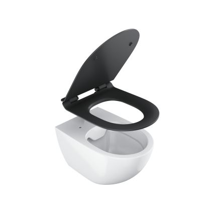 Ravak X01862 - Toalettsits SoftClose VITA SLIM, svart