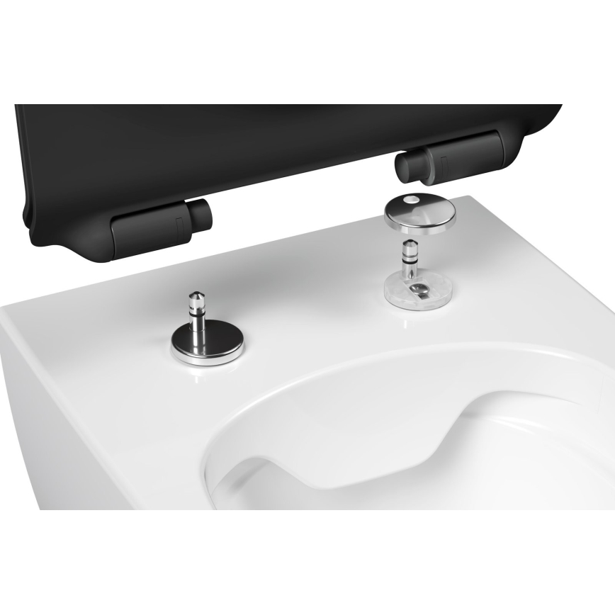 Ravak X01862 - Toalettsits SoftClose VITA SLIM, svart
