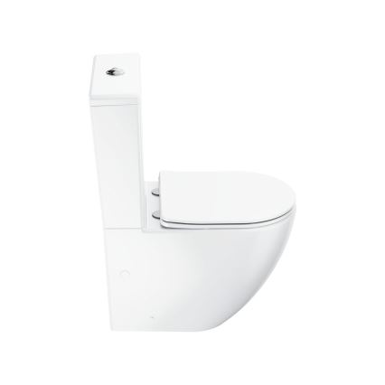 Ravak X01870 - WC-kombination utan spolkant med SoftClose-sits OPTIMA keramik/vit