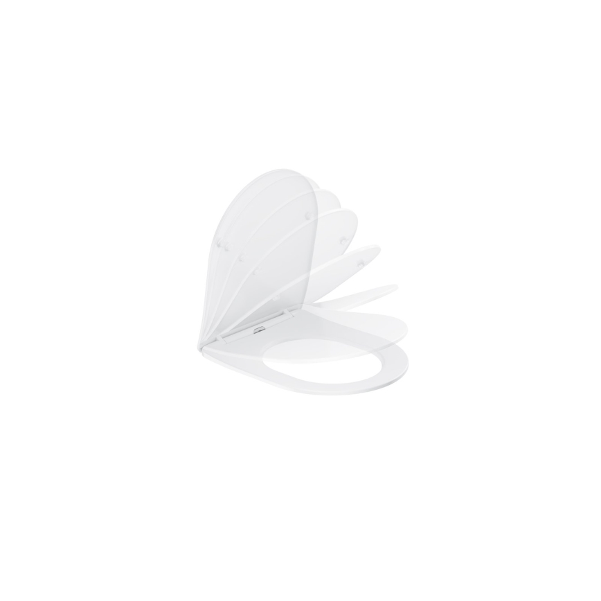Ravak X01872 - Kombinerad WC utan spolkant med SoftClose-sits ELEGANT keramik/vit