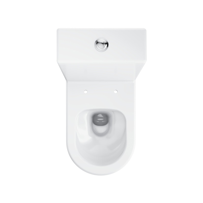Ravak X01872 - Kombinerad WC utan spolkant med SoftClose-sits ELEGANT keramik/vit