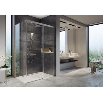 Ravak X070099 - Duschset med termostatblandare TERMO blank krom