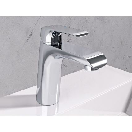 Ravak X070118 - Tvättställsblandare FLAT 15,1 cm i polerad krom
