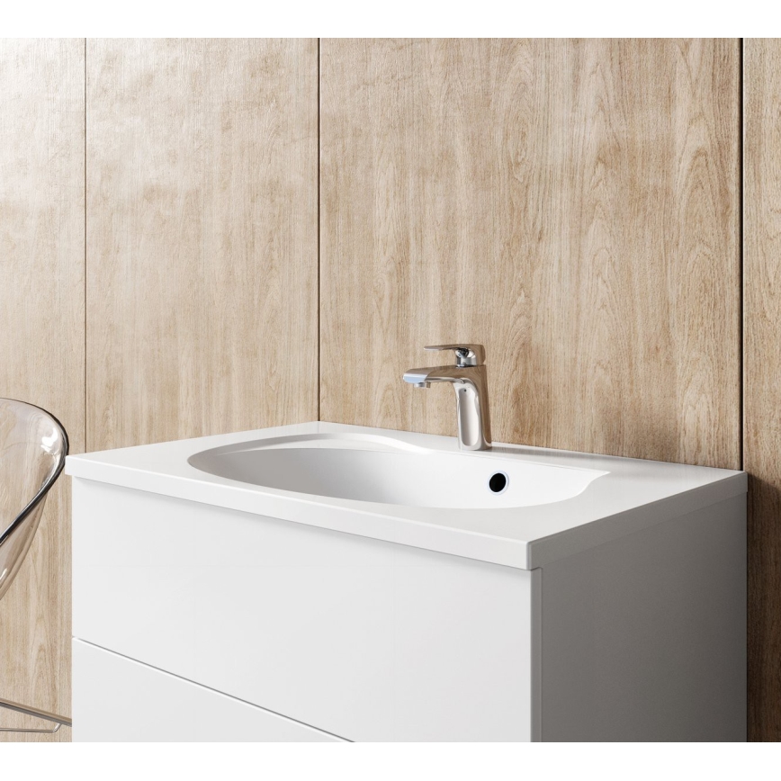 Ravak X070118 - Tvättställsblandare FLAT 15,1 cm i polerad krom