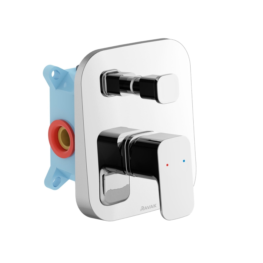 Ravak X070136 - Duschblandare för infällt montage FREE i blank krom