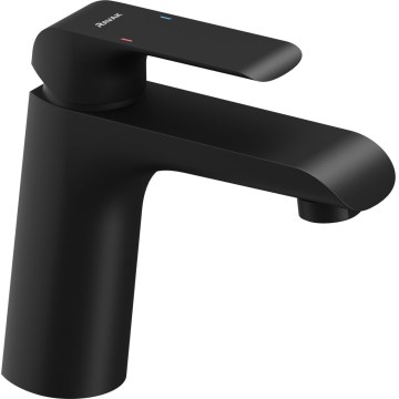 Ravak X070173 - Tvättställsblandare FLAT 15,1 cm matt svart