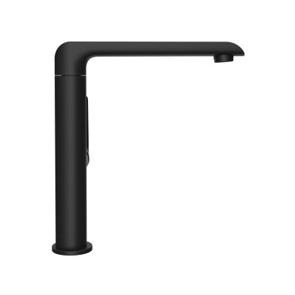 Ravak X070174 - Tvättställs-/diskbänksblandare FLAT 26,2 cm matt svart