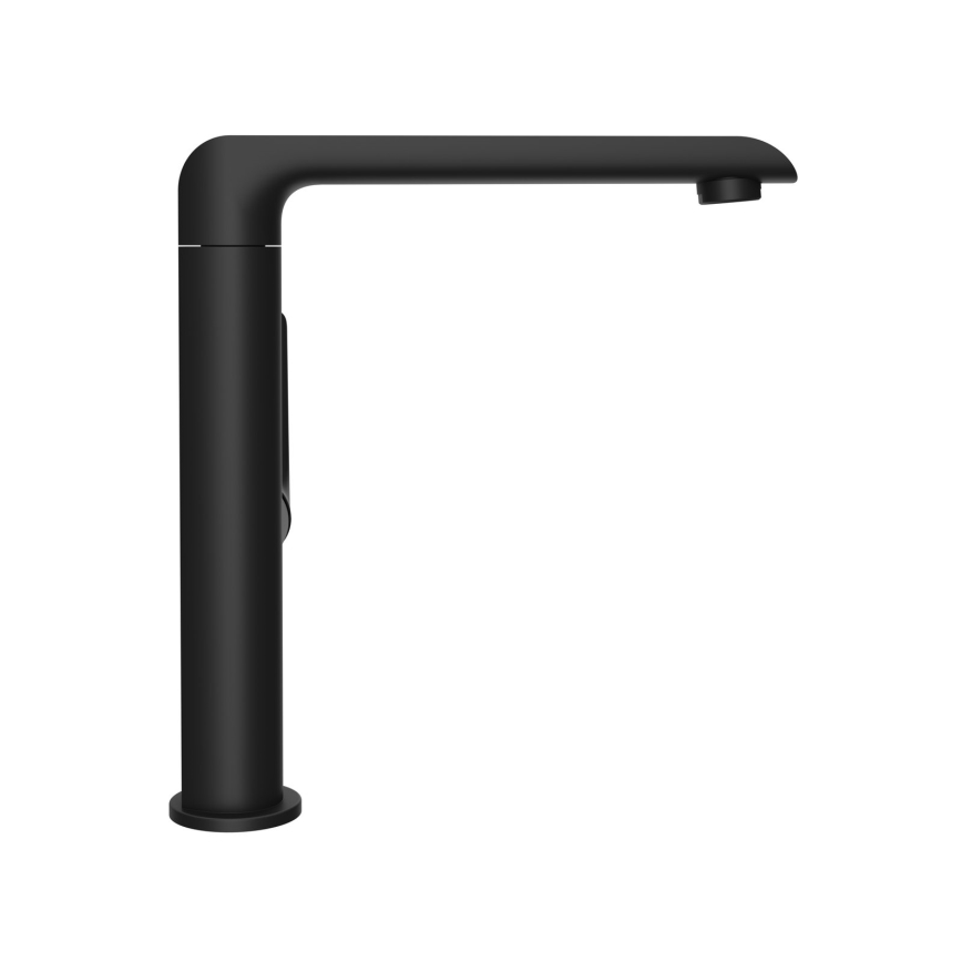 Ravak X070174 - Tvättställs-/diskbänksblandare FLAT 26,2 cm matt svart