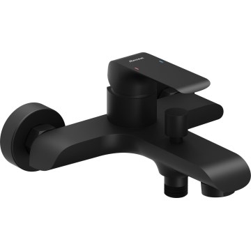 Ravak X070175 - Badkarsblandare FLAT matt svart