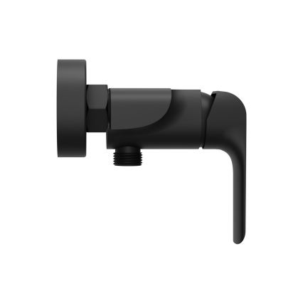 Ravak X070177 - Duschblandare FLAT matt svart