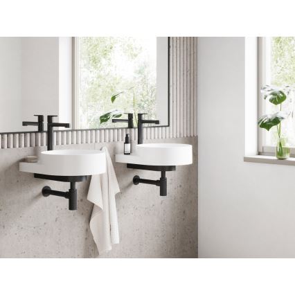 Ravak X070182 - Tvättställsblandare PURI 32,2 cm svart