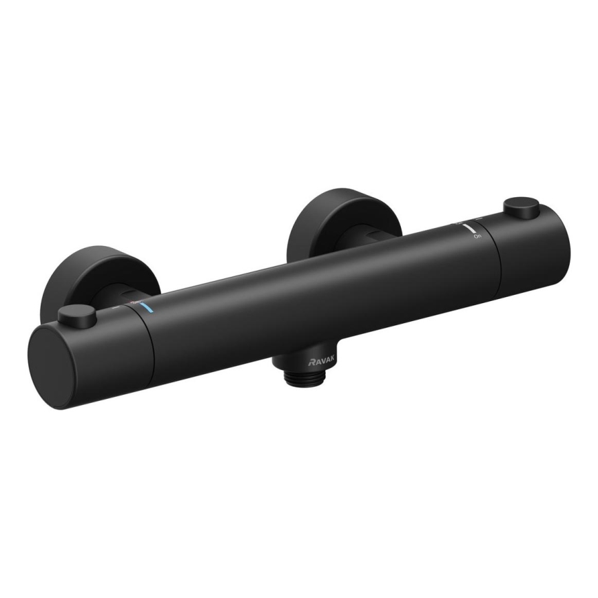 Ravak X070188 - Termostatisk duschblandare PURI svart