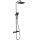 Ravak X070443 - Duschset med termostatblandare FLAT, matt svart