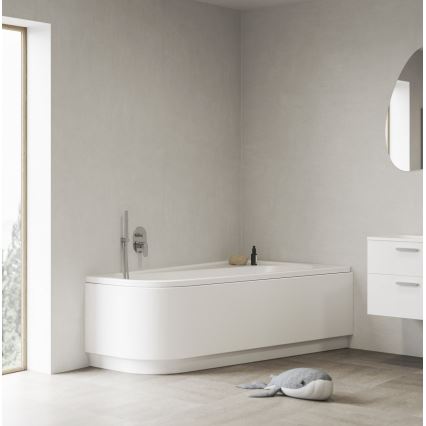 Ravak X070454 - Duschblandare för dold montering CHROME blank krom