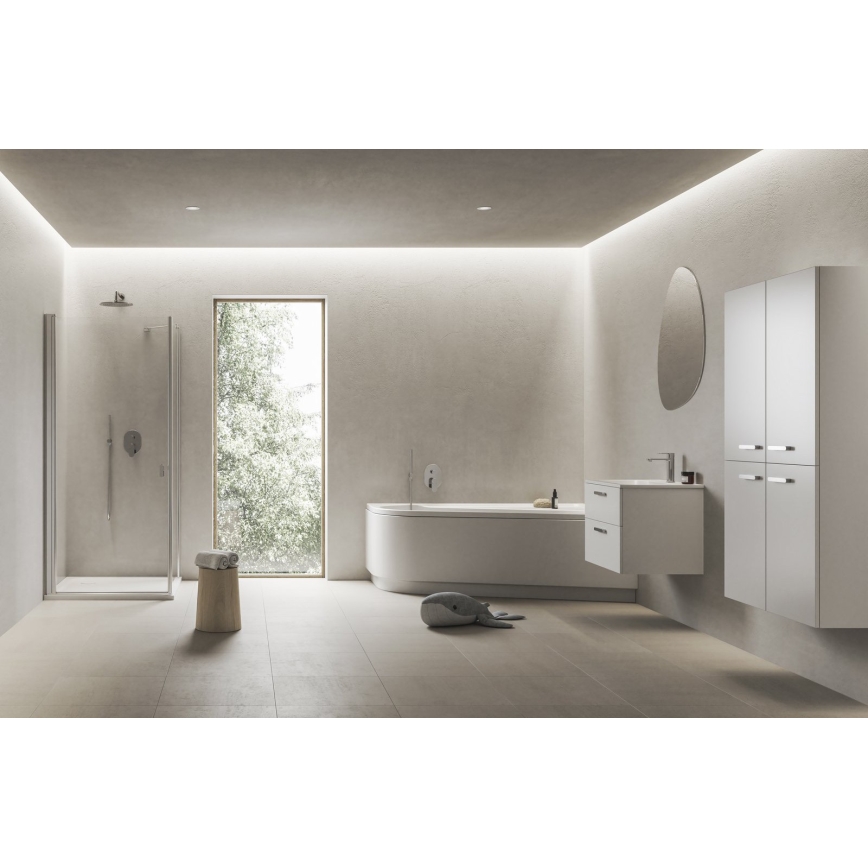 Ravak X070454 - Duschblandare för dold montering CHROME blank krom