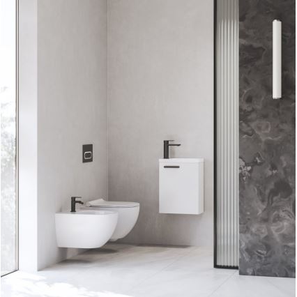 Ravak X070460 - Tvättställsblandare CHROME 17,7 cm svart