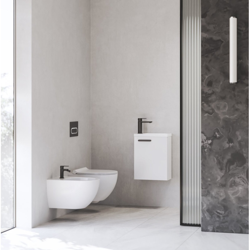 Ravak X070460 - Tvättställsblandare CHROME 17,7 cm svart