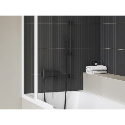 Ravak X070463 - Badkarsblandare CHROME svart
