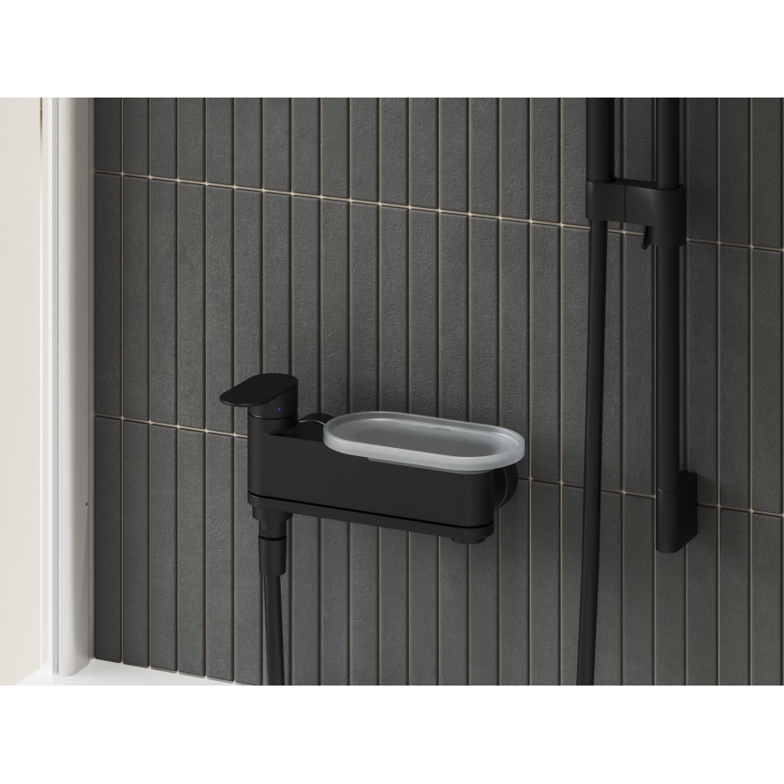 Ravak X070463 - Badkarsblandare CHROME svart