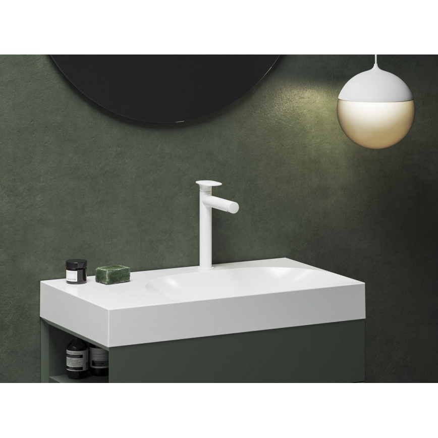 Ravak X070566 - Tvättställsblandare SPRING 25,4 cm vit