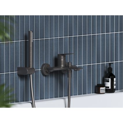 Ravak X070654 - Badkarsblandare PLAN borstad grafit
