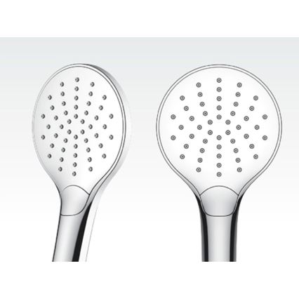 Ravak X07P642 - Duschset med blandare, blank krom