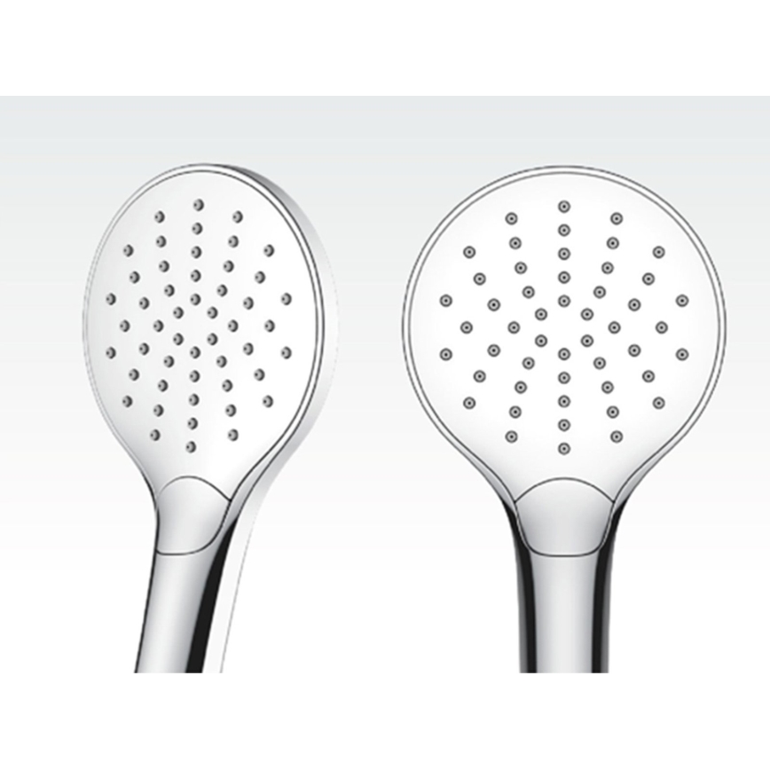 Ravak X07P642 - Duschset med blandare, blank krom
