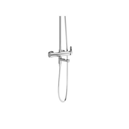 Ravak X07P642 - Duschset med blandare, blank krom