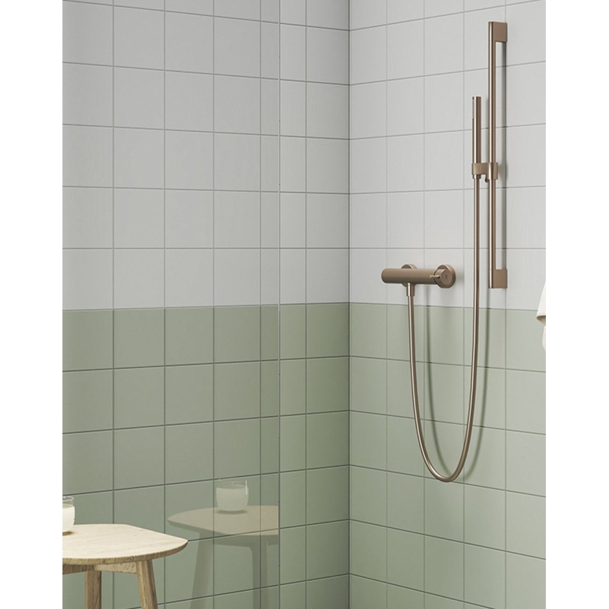 Ravak X07P715 - Duschstång 70 cm borstad guldfinish