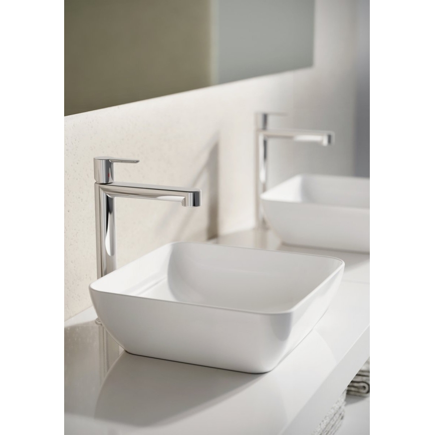 Ravak XJX01138001 - Tvättställ för bänkskiva UNI SLIM 38x38 cm, keramik/vit