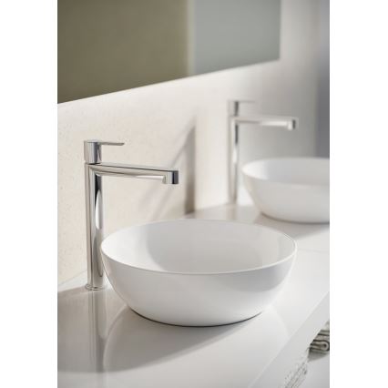 Ravak XJX01140003 - UNI SLIM handfat för bänkskiva Ø 40 cm keramik/vit
