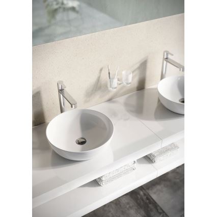 Ravak XJX01140003 - UNI SLIM handfat för bänkskiva Ø 40 cm keramik/vit