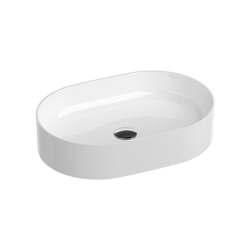 Ravak XJX01155001 - Tvättställ för bänkskiva CERAMIC SLIM 55x37 cm keramik/vit