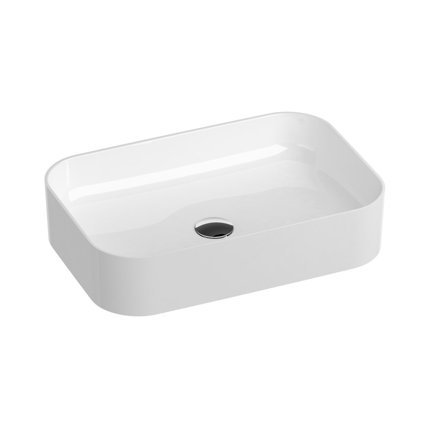 Ravak XJX01155002 - Tvättställ för bänkskiva CERAMIC SLIM 55x37 cm keramik/vit