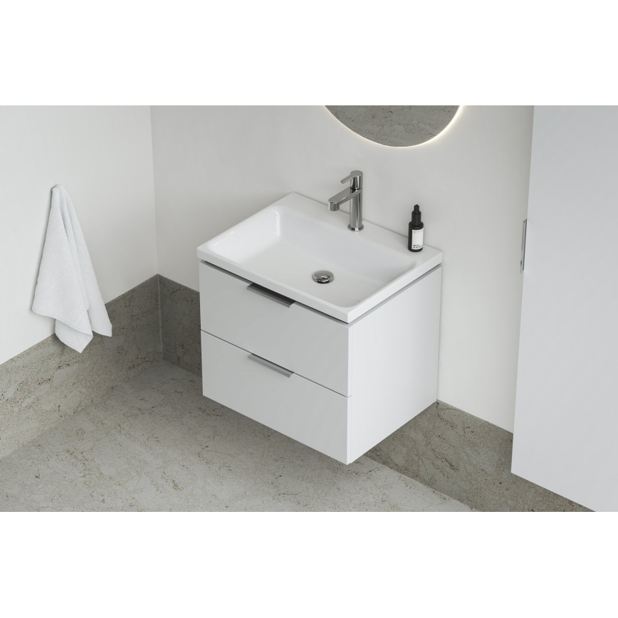 Ravak XJX01260001 - Infällt tvättställ COMFORT 60x46 cm keramik/vit