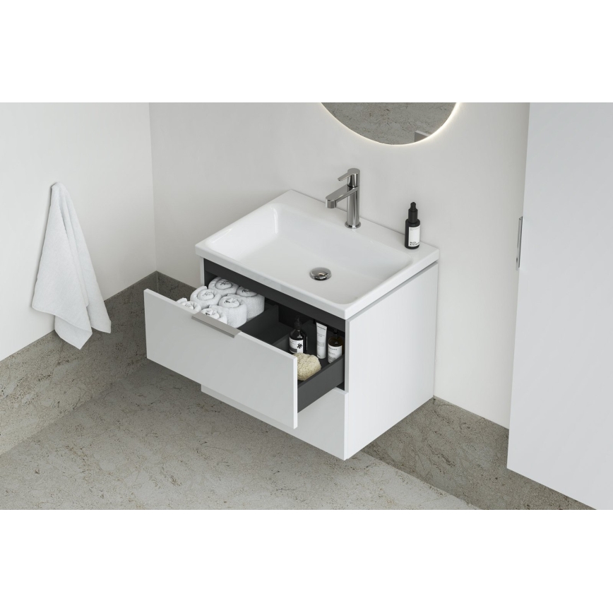Ravak XJX01260001 - Infällt tvättställ COMFORT 60x46 cm keramik/vit