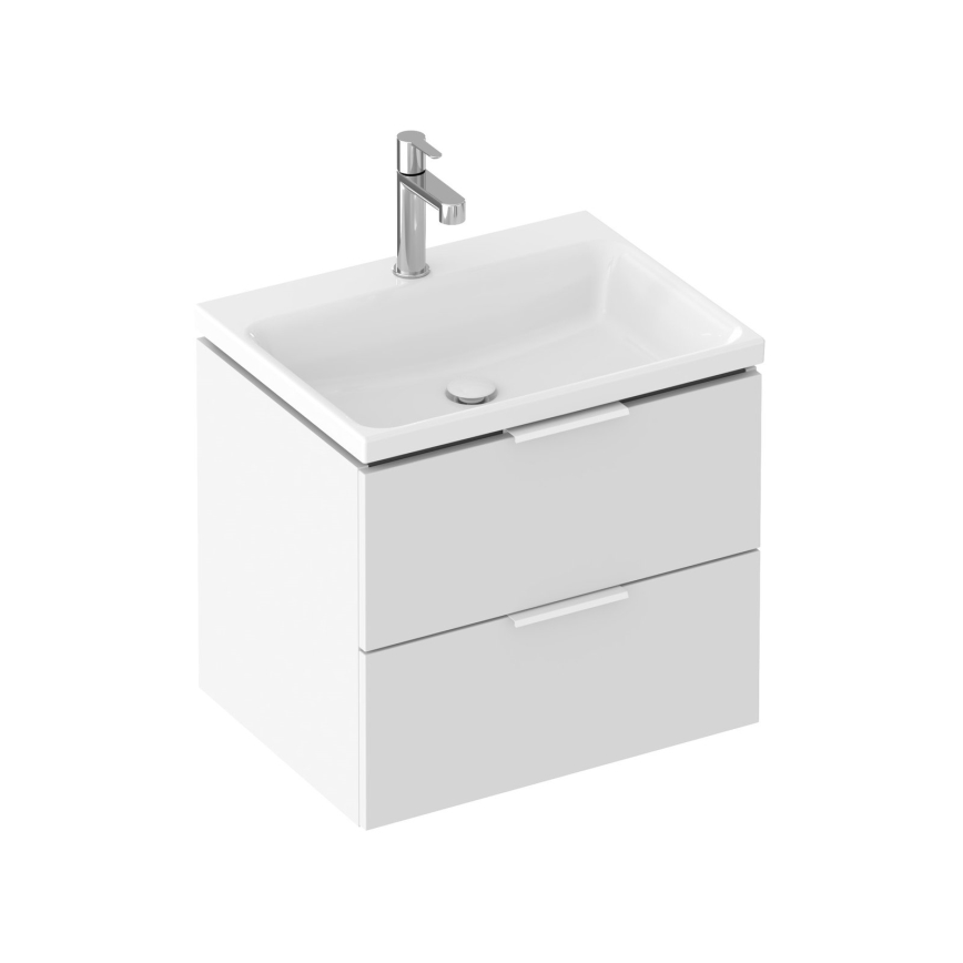 Ravak XJX01260001 - Infällt tvättställ COMFORT 60x46 cm keramik/vit