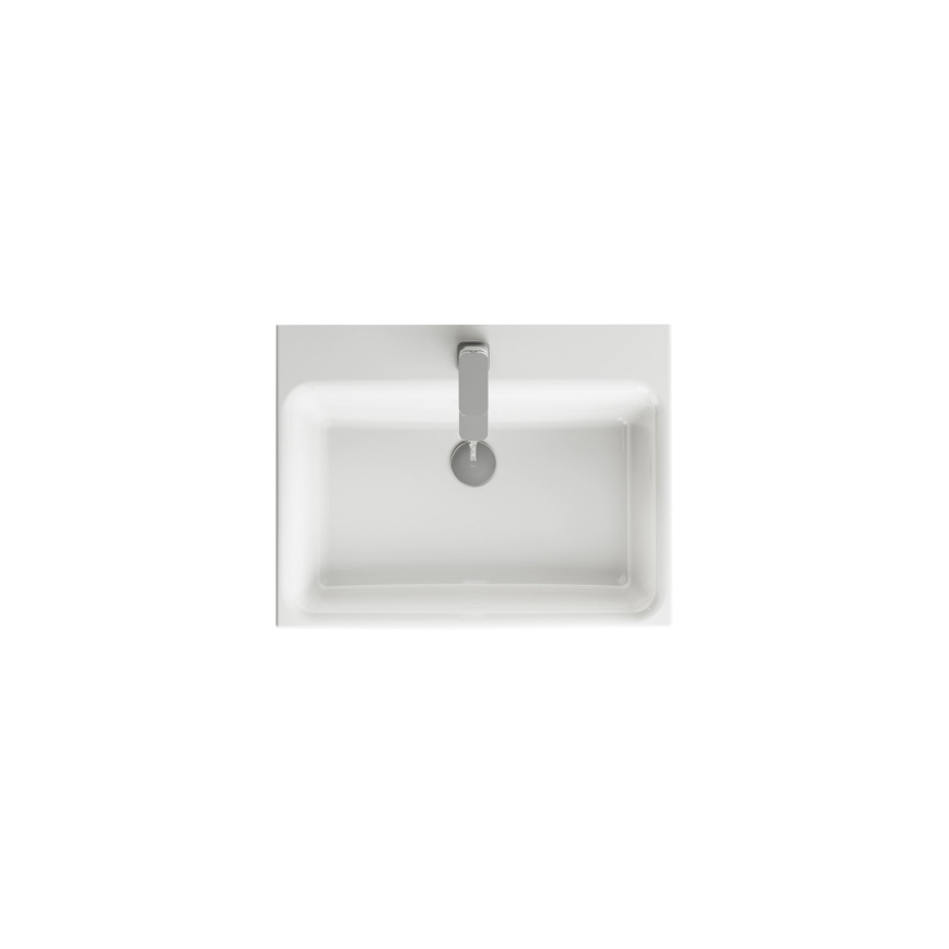 Ravak XJX01260001 - Infällt tvättställ COMFORT 60x46 cm keramik/vit