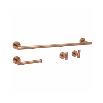 REA-05002 - Set med badrumsaccessoarer ARI i borstad koppar