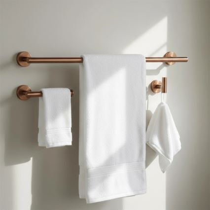 REA-05002 - Set med badrumsaccessoarer ARI i borstad koppar