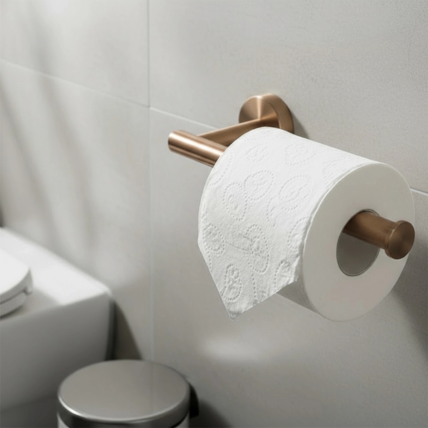 REA-05002 - Set med badrumsaccessoarer ARI i borstad koppar