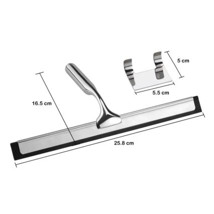 REA-70000 - Glasraka med hållare blank krom